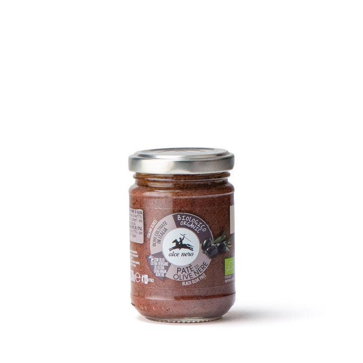 Alce Nero Pate' Olive Nere Bio 130g