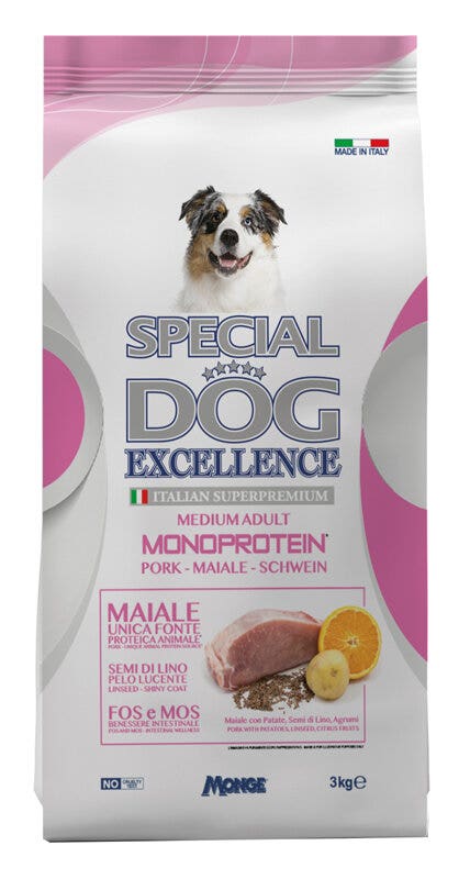 Special Dog Excellence Monoprotéique Croquettes au bœuf pour chiens adultes 3 kg