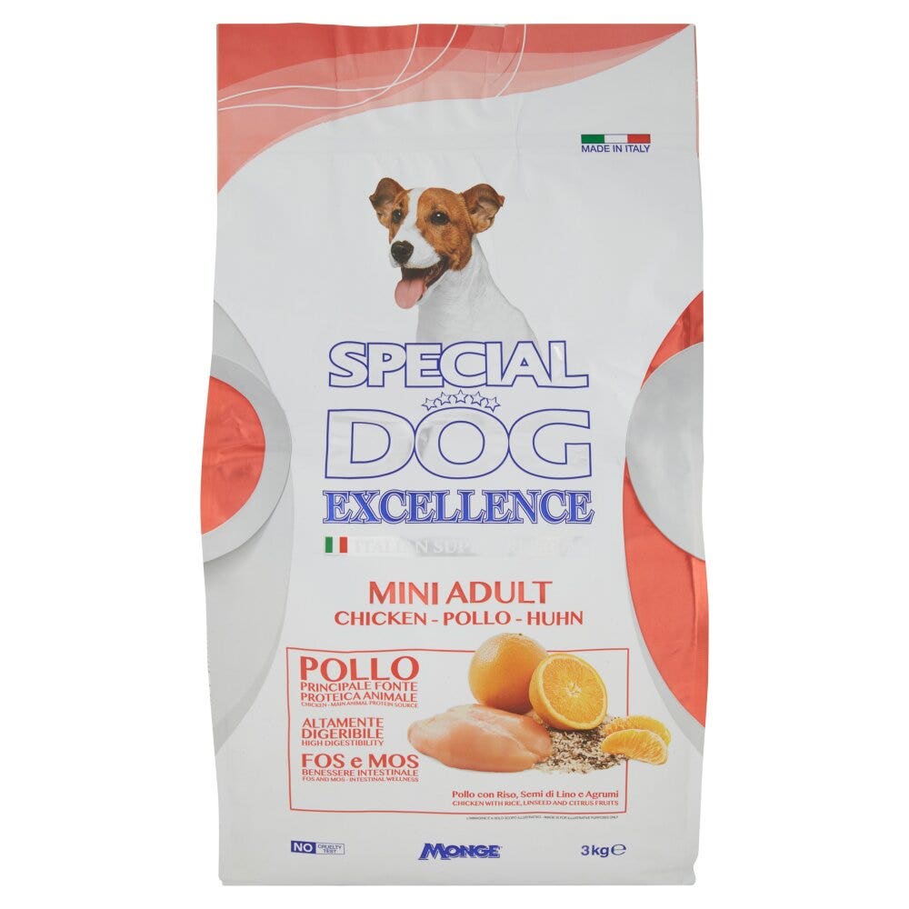 Special Dog Excellence Croquettes au poulet pour chiens adultes de petite taille 3 kg