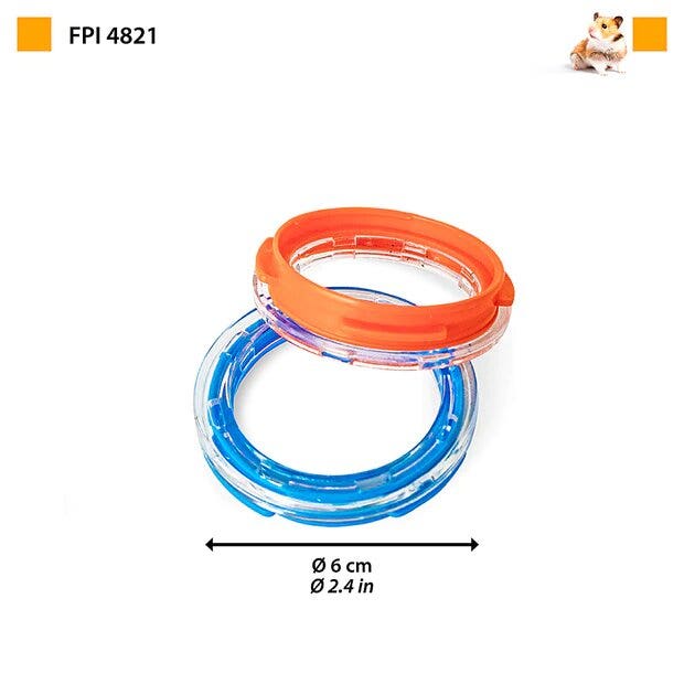 Ferplast FPI 4821 Raccord en plastique pour cages, tubes et autres accessoires pour hamsters