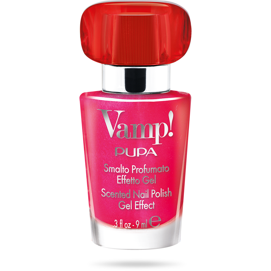 Pupa Vamp Vernis à ongles parfumé effet gel 214 Bomb Fuchsia 9 ml