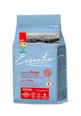 Pet360 Essentia Grain Free Cibo Secco Ricco In Maiale Per Gattini 300g