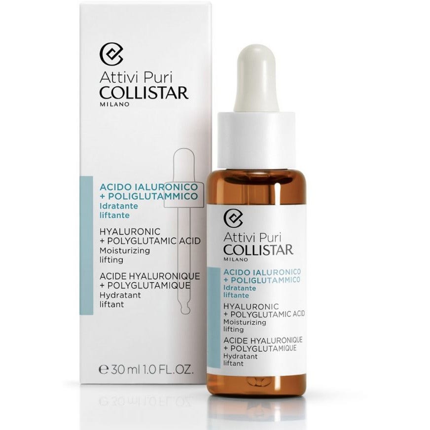 Collistar Actifs Purs Acide Hyaluronique + Poliglutamique Hydratant Liftant Gouttes 30 ml