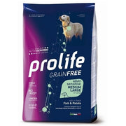 Prolife Grain Free Adult Sensitive Fish & Potato Cibo Secco Per Cani Taglia Media/Grande Sacco 2,5 Kg