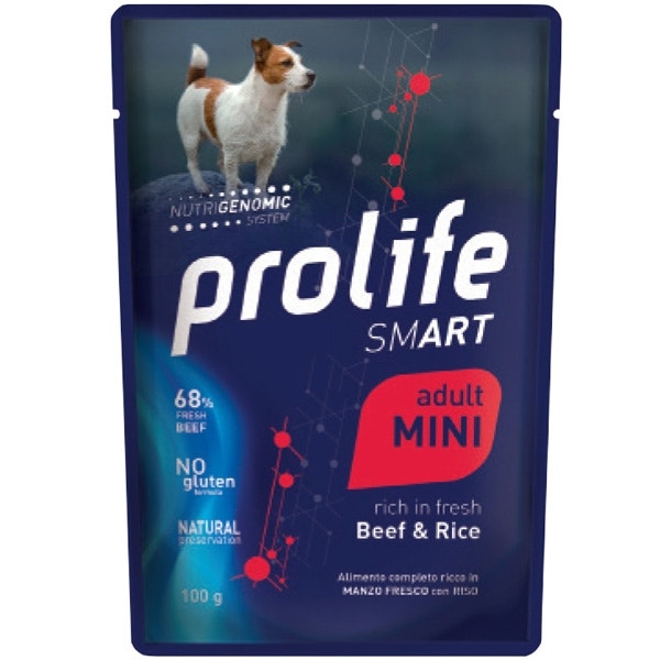 Unipro Rustico Nourriture humide Truite, riz et légumes pour chiens Barquette 100 g