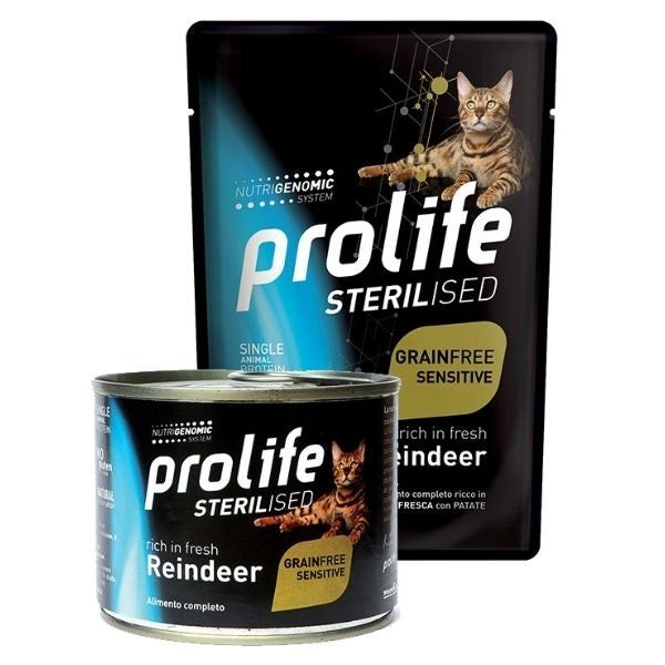 Exclusion Mediterraneo Monoprotein Noble Grain Humide pour chats stérilisés au bœuf, boîte de 85 g