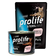 Prolife Sterilised Maiale Fresco E Patate Cibo Umido Per Gatti Adulti Lattina 200g