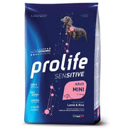 Prolife Sensitive Adult Mini Agneau & Riz Croquettes pour chiens de petite taille Sac de 600 g
