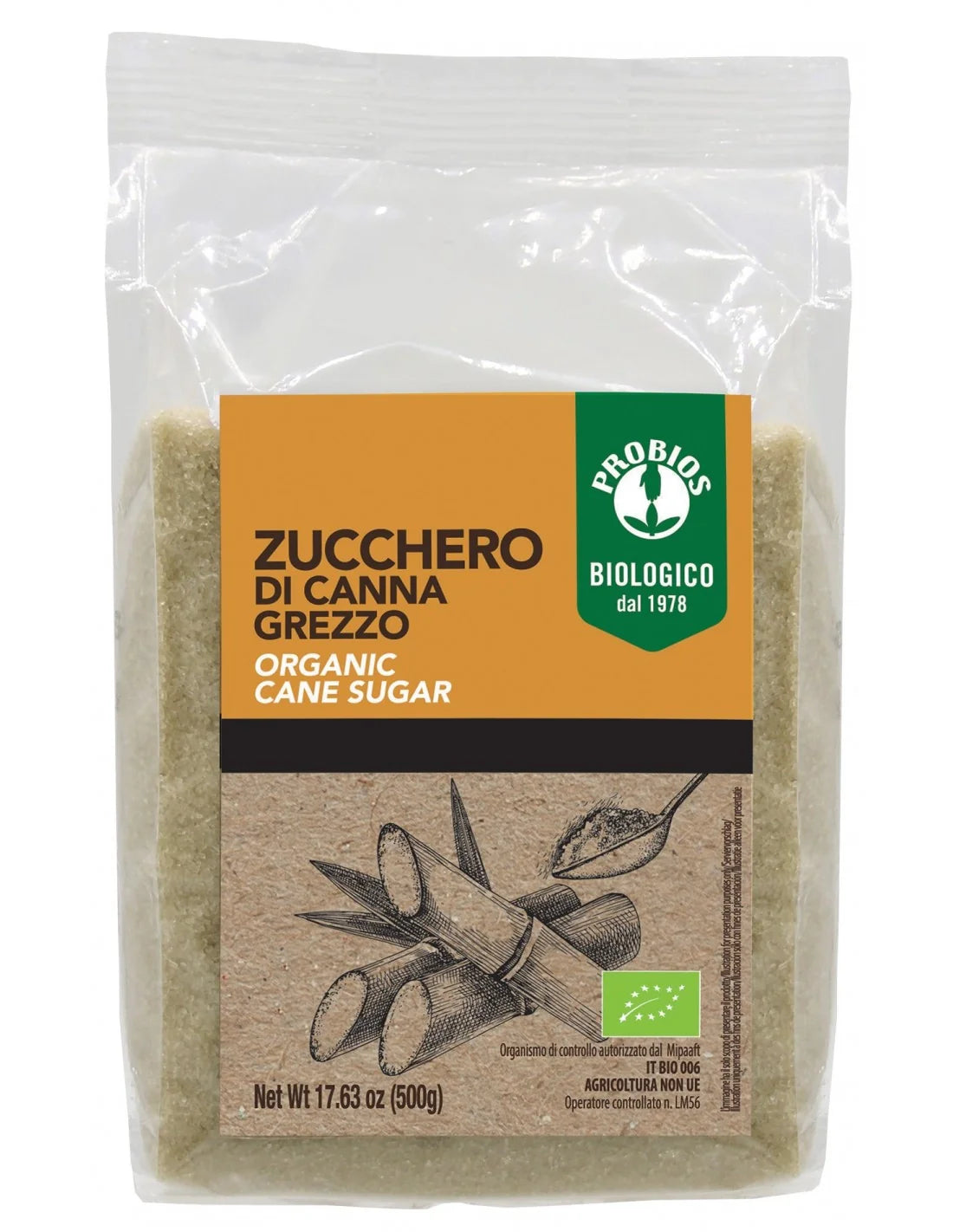 SUCRE DE CANNE BRUT 500G