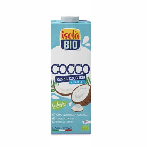 Isola Bio Boisson à la noix de coco enrichie en calcium, 1 litre