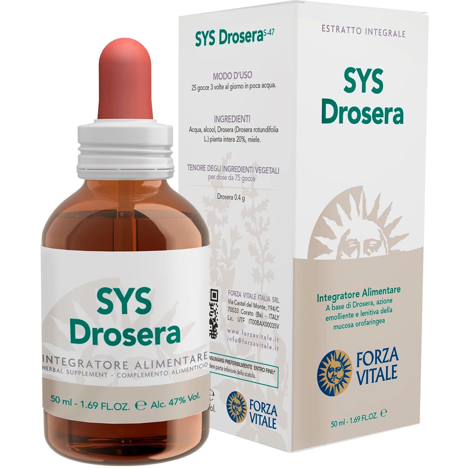 Forza Vitale Sys Drosero, gouttes, 50 ml