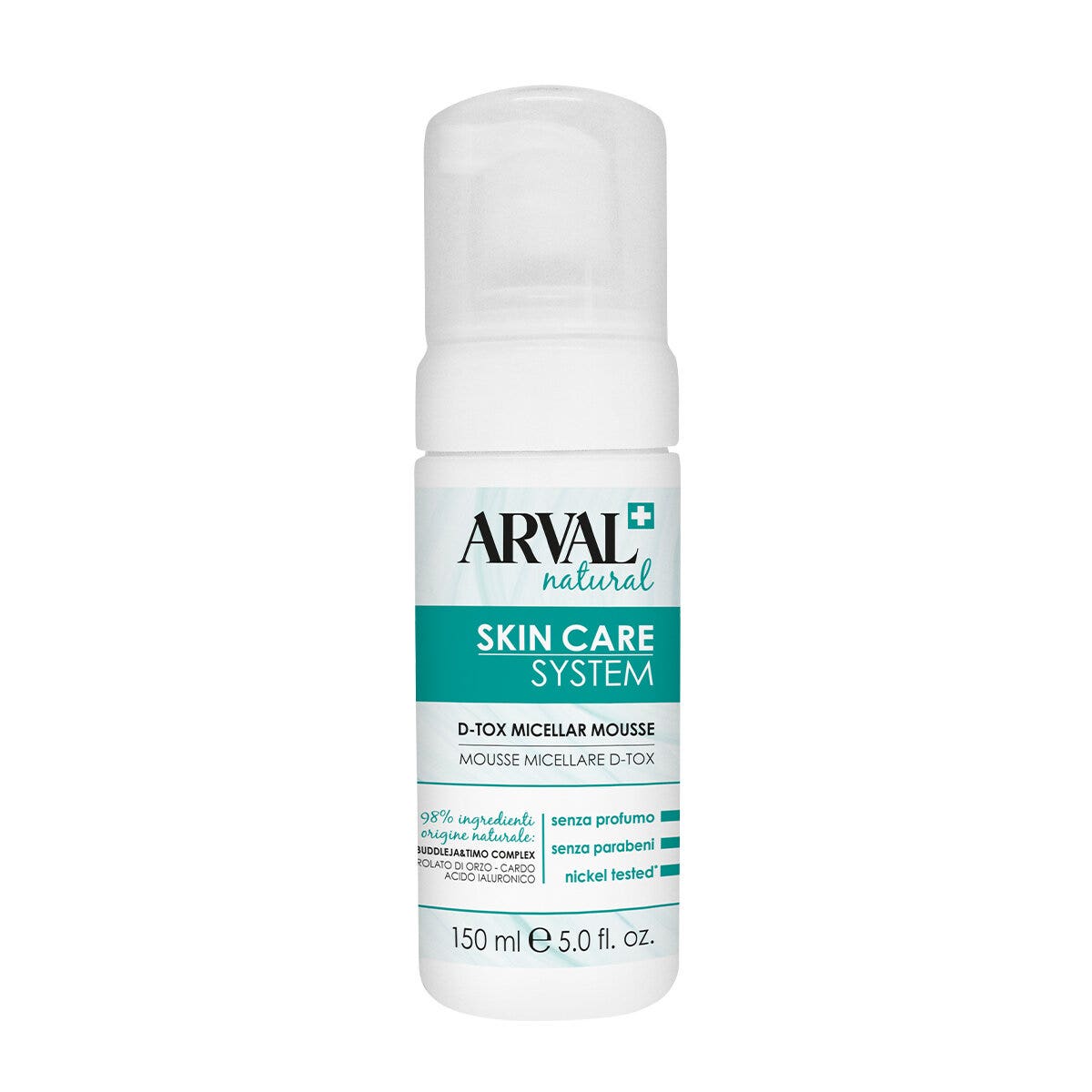 Arval Skin Care System Mousse Micellare D-tox 150ml