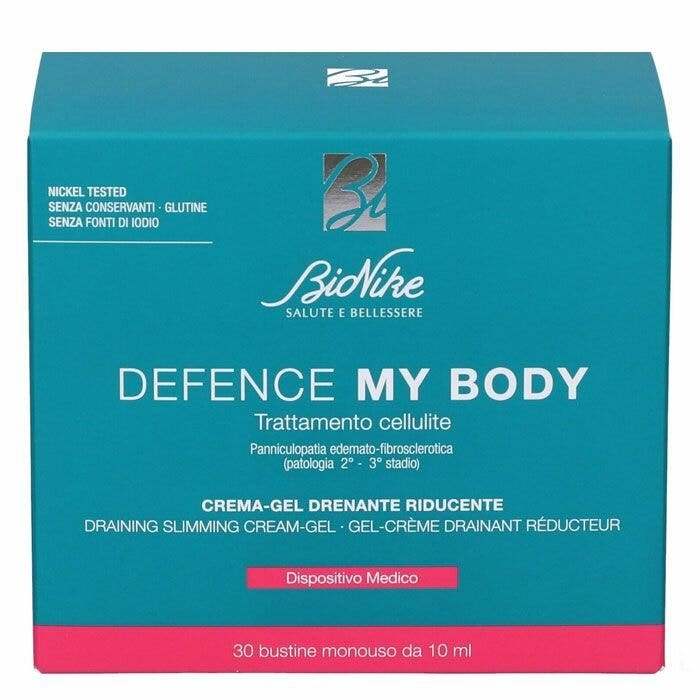Bionike Defence My Body Crème-gel drainante et amincissante 30 sachets de 10 ml