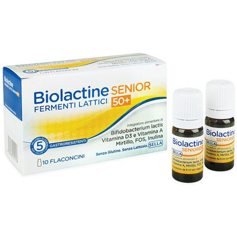 Biolactine Senior 50 ans et plus 10 flacons