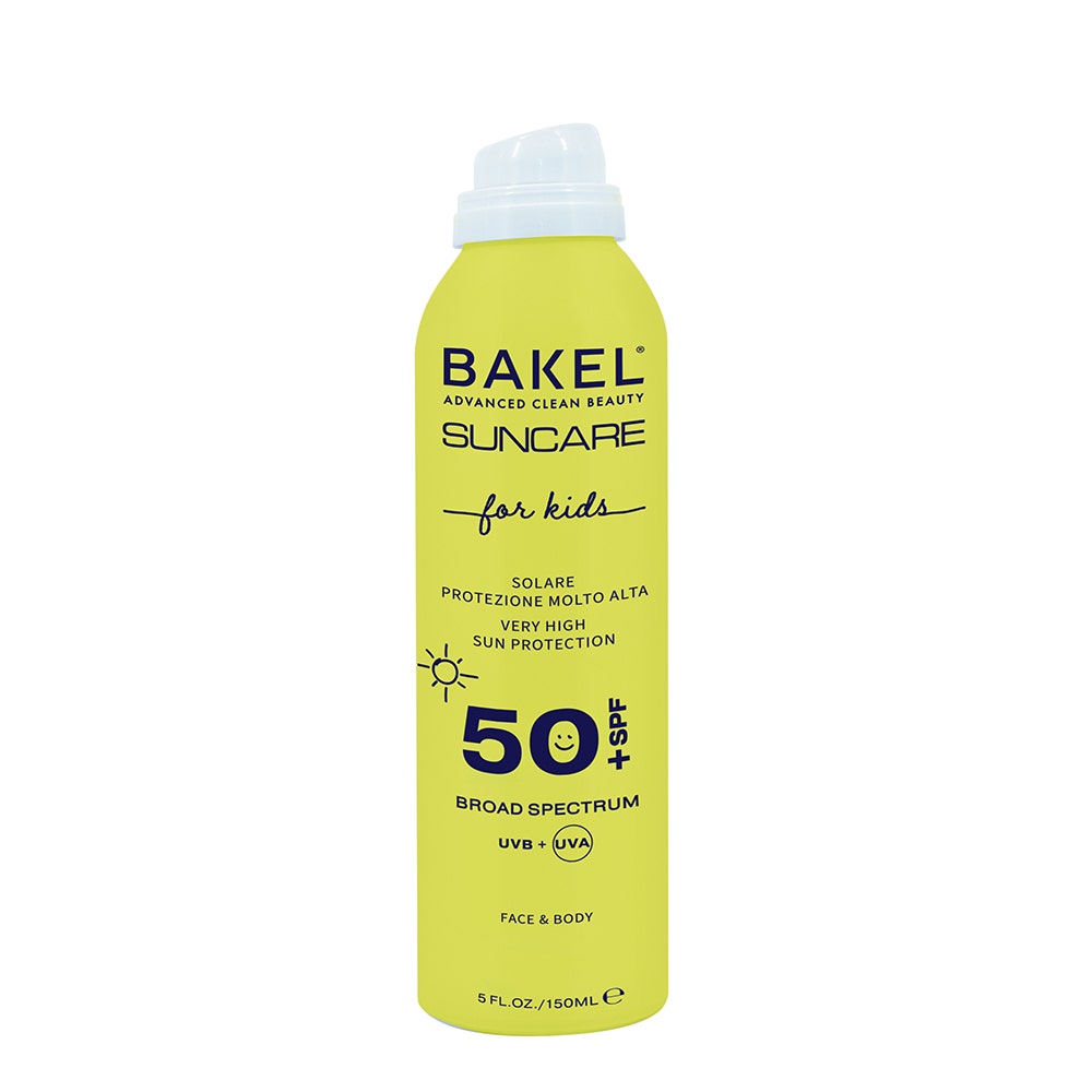 Bakel Suncare Spray solaire pour enfants SPF 50+ Visage et corps 150 ml