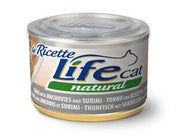 Life Pet Care Nourriture humide au thon, anchois et surimi pour chats adultes 150 g