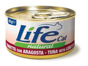 Life Pet Care Nourriture humide au thon et à la langouste pour chats adultes 85 g