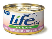 Life Pet Care Nourriture humide au thon et au saumon pour chats adultes 85 g