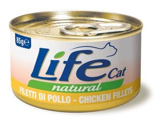 Life Pet Care Nourriture humide Filet de poulet pour chats adultes 85 g