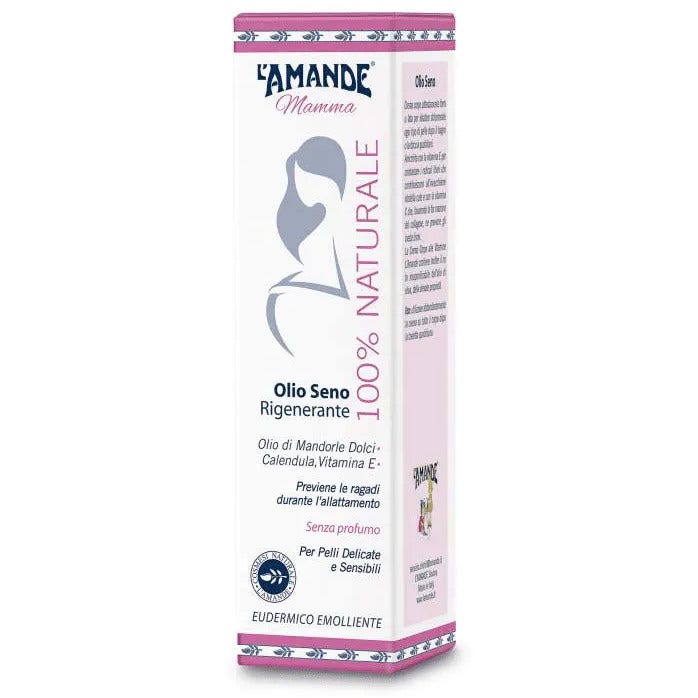 L'Amande Mamma Olio Seno Rigenerante 100% Naturale 150ml