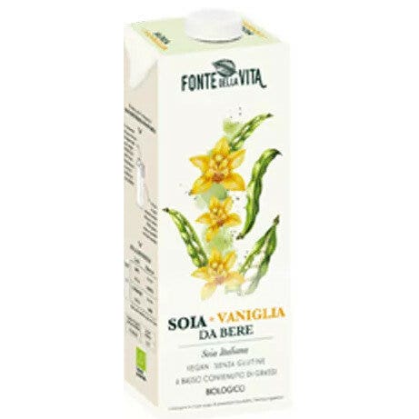 Fonte Della Vita Soia E Vaniglia Da Bere Bio 1 Litro