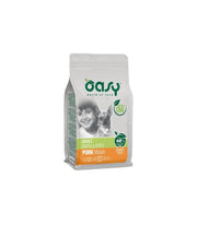 Oasy Adult One Protein Croquettes au porc pour chiens de petite taille Sac de 2,5 kg