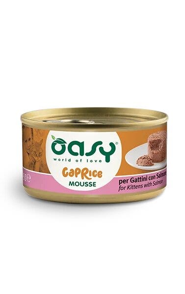 Oasy Caprice Mousse au saumon pour chatons 85 g
