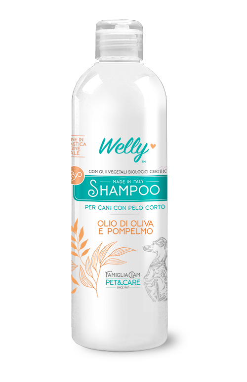 Welly Shampoo Olio Di Oliva E Pompelmo Per Cani Con Pelo Corto 250ml