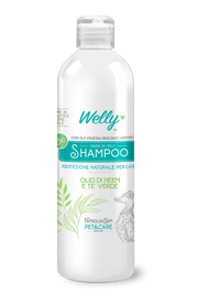 Welly Shampoo Olio Di Neem & Tè Verde Per Cani 250ml