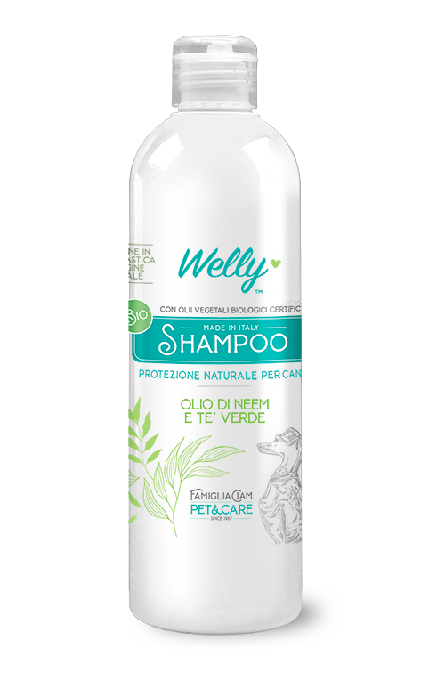 Welly Shampoo Olio Di Neem & Tè Verde Per Cani 250ml