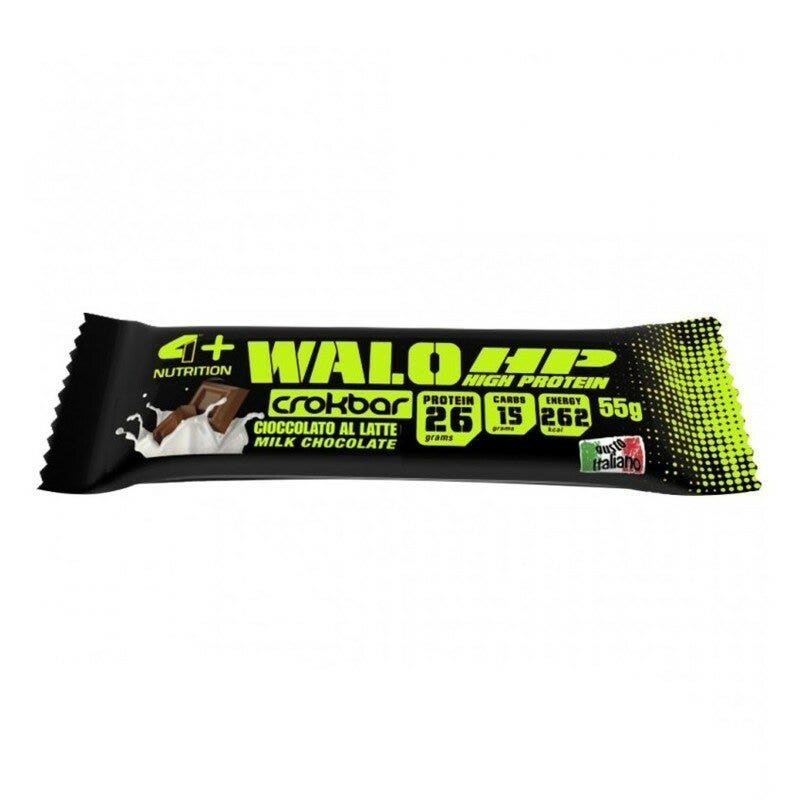 4+ Nutrition Walo Crockbar Barretta Proteica Cioccolato Bianco 50g
