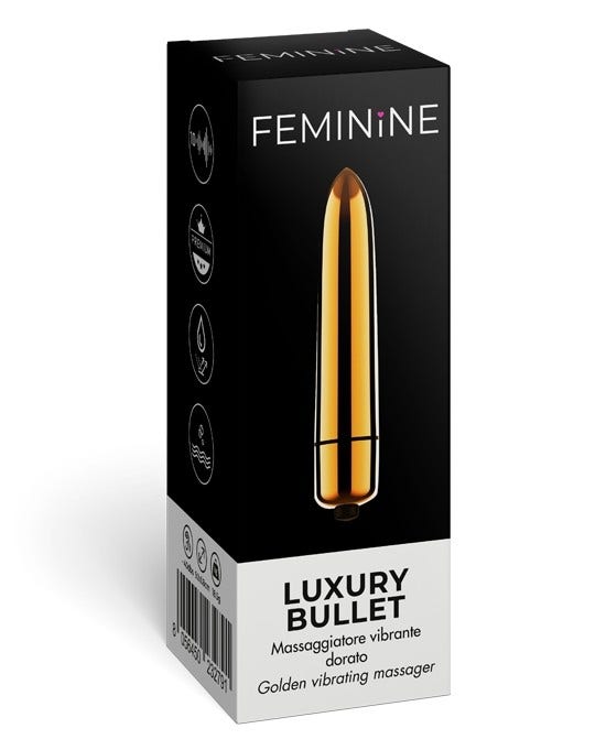 Lr Wonder Company Vibromasseur Féminin Golden Bullet 9 cm