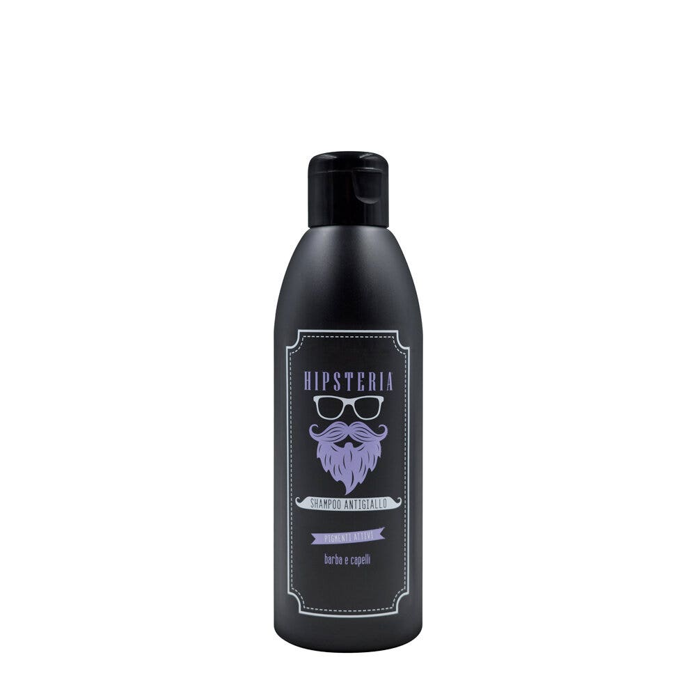 Hipsteria Shampooing anti-jaunissement pour barbe et cheveux 200 ml