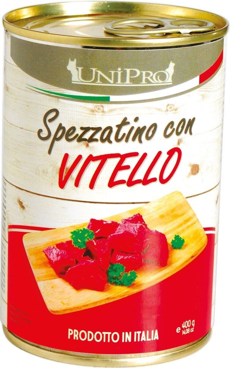 Unipro Ragoût au poulet, nourriture humide pour chiens adultes, boîte de 400 g