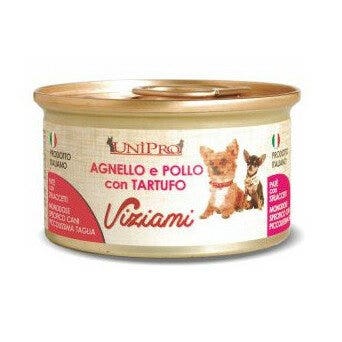 Unipro Viziami Cibo Umido Agnello Pollo E Tartufo Per Cani Taglia Piccolissima Barattolo 85g