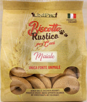Unipro Biscuit rustique au porc, aliment complémentaire pour chiens, 300 g