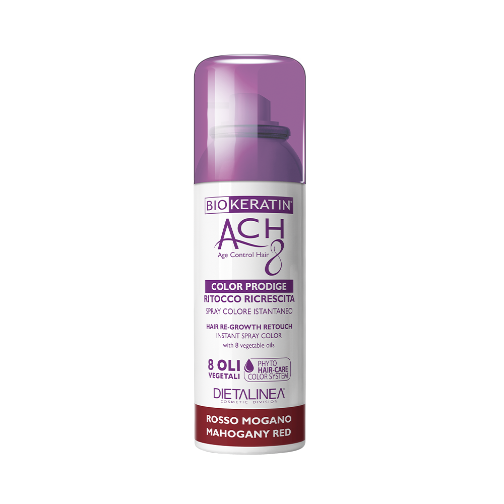 Biokeratin Ach8 Ritocco Ricrescita Spray Rosso Mogano 75ml