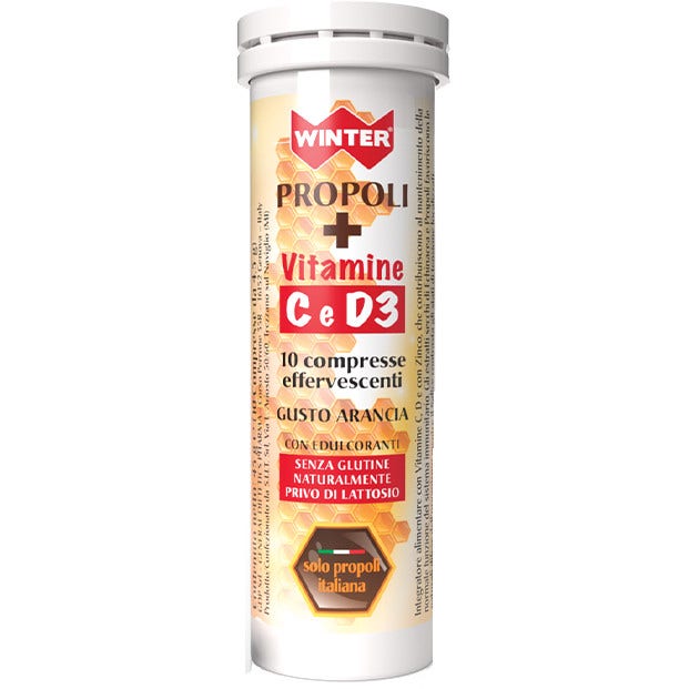 Winter Propolis + Vitamine C/D3 10 comprimés
