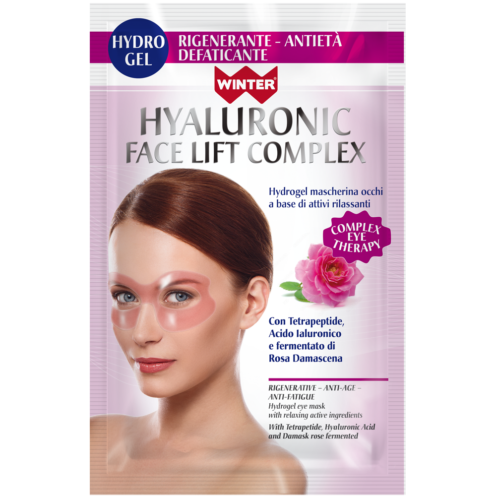 Winter Hyaluronic Face Lift Complex Hydro Gel Mascherina Occhi Monouso Anti-Età