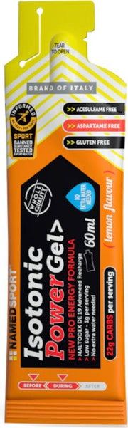 Named Sport Isotonic Power Gel Limone 60ml