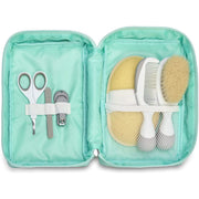 Chicco Kit de voyage brosse + peigne + éponge + ciseaux + coupe-ongles + lime