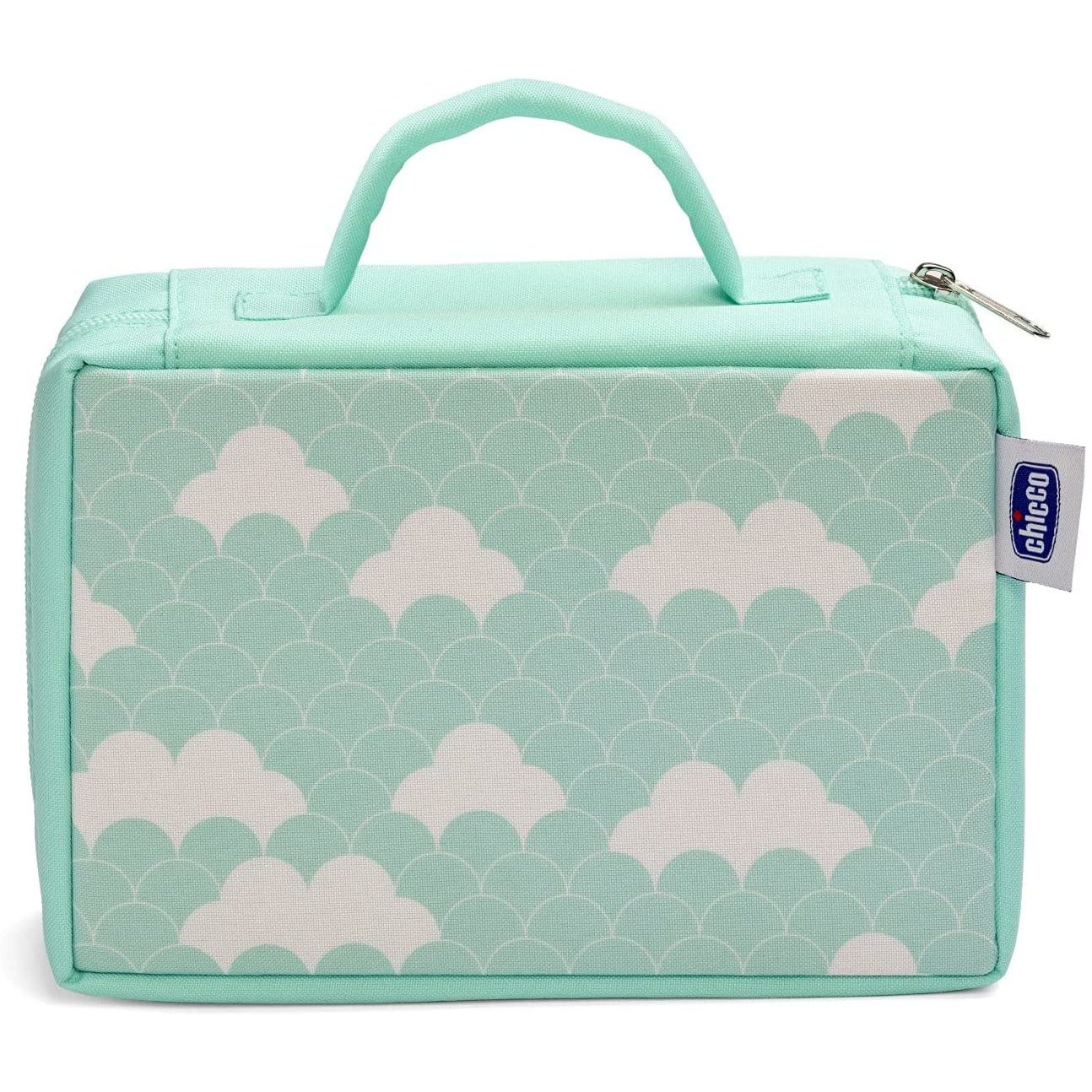 Chicco Kit de voyage brosse + peigne + éponge + ciseaux + coupe-ongles + lime