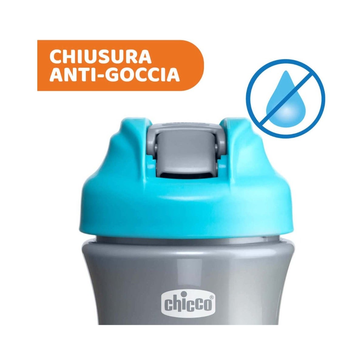 Chicco Tasse Pop Up Bleu clair 2 ans et plus
