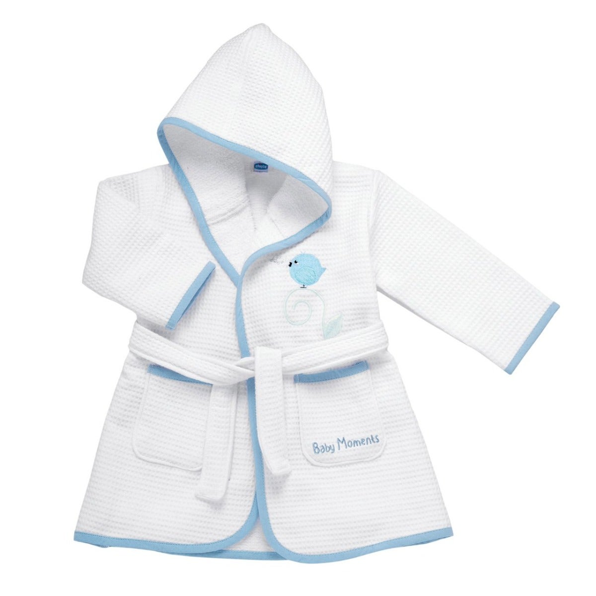 Chicco Peignoir Doux Oiseau Bleu 12 mois+