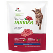 Natural Trainer Cibo Secco Manzo Per Gatti Adulti 300g