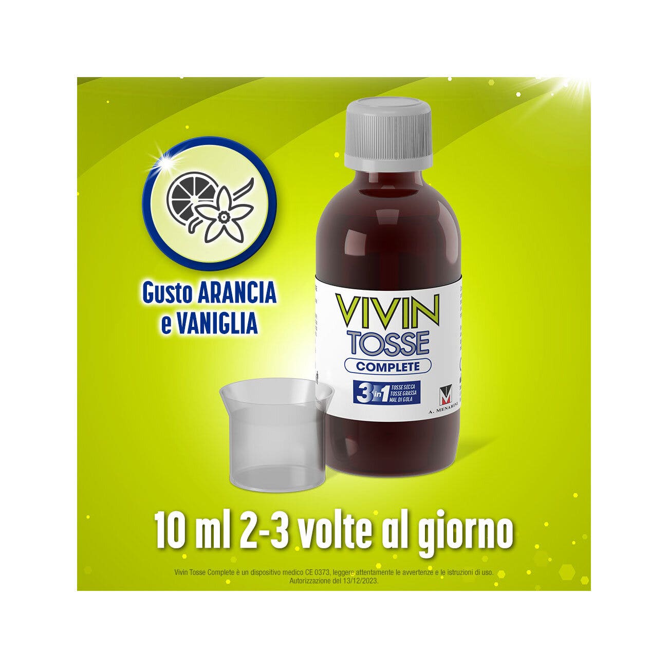 Vivin Tosse Complete 3 en 1 Toux sèche, toux grasse, maux de gorge, sirop 150 ml