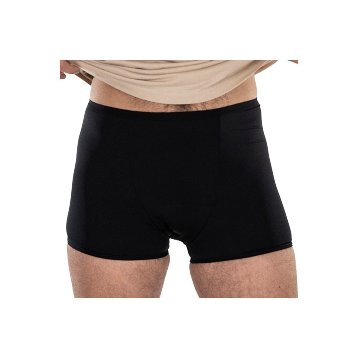 Fluyda Boxer Ligne Basic Culotte Absorbante Noir/Noir Taille M
