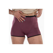 Fluyda Boxer Ligne Basic Culotte absorbante Noir/Bordeaux Taille M