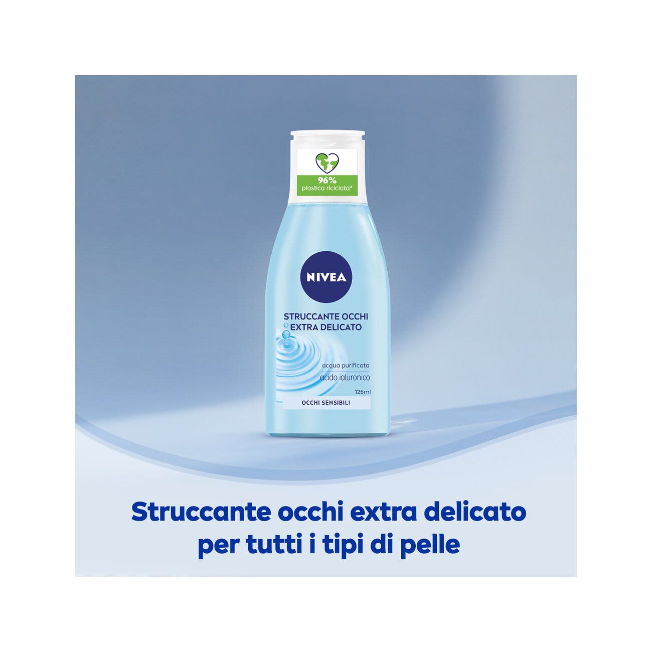 Nivea Struccante Occhi Delicato Struccante con Acqua Purificata Per Occhi Sensibili 125ml