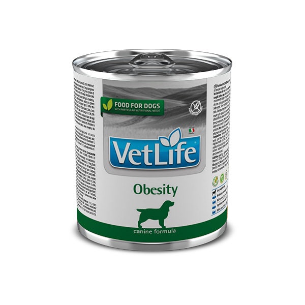 Farmina Vet Life Obesity Nourriture humide pour chiens 300 g